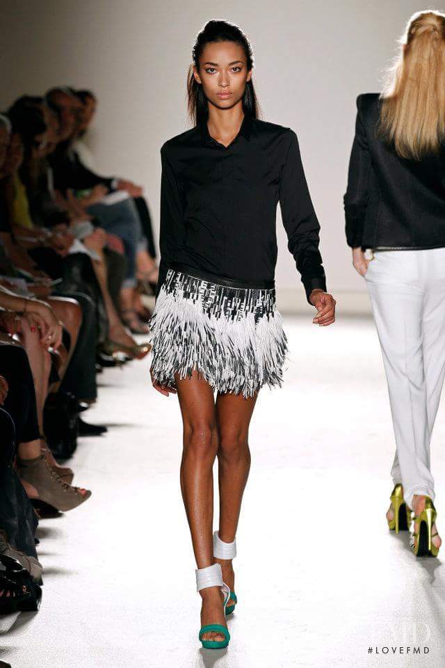 Anais Mali featured in  the Barbara Bui fashion show for Spring/Summer 2012