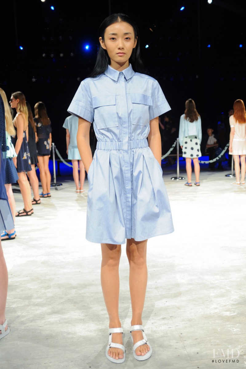 Yi Fei Li featured in  the Charlotte Ronson fashion show for Spring/Summer 2015