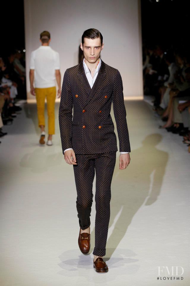 Adrien Sahores featured in  the Gucci fashion show for Spring/Summer 2013