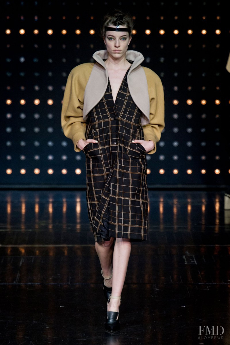Anna-Maria Nemetz featured in  the Fatima Lopes fashion show for Autumn/Winter 2014