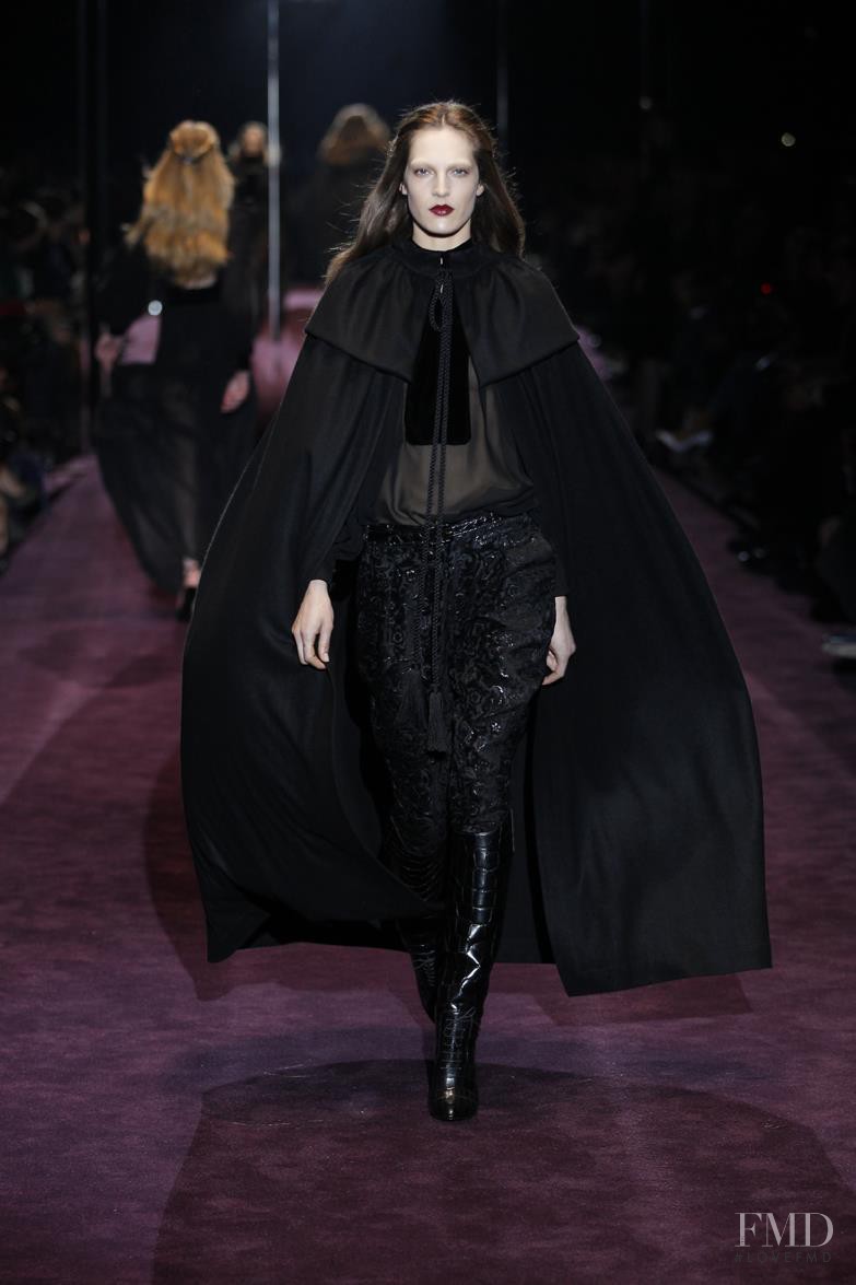 Othilia Simon featured in  the Gucci fashion show for Autumn/Winter 2012