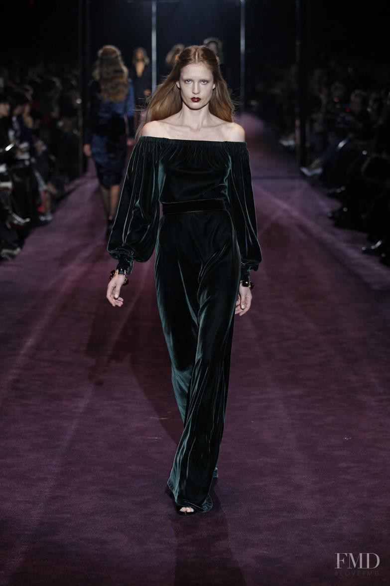 Nadja Bender featured in  the Gucci fashion show for Autumn/Winter 2012