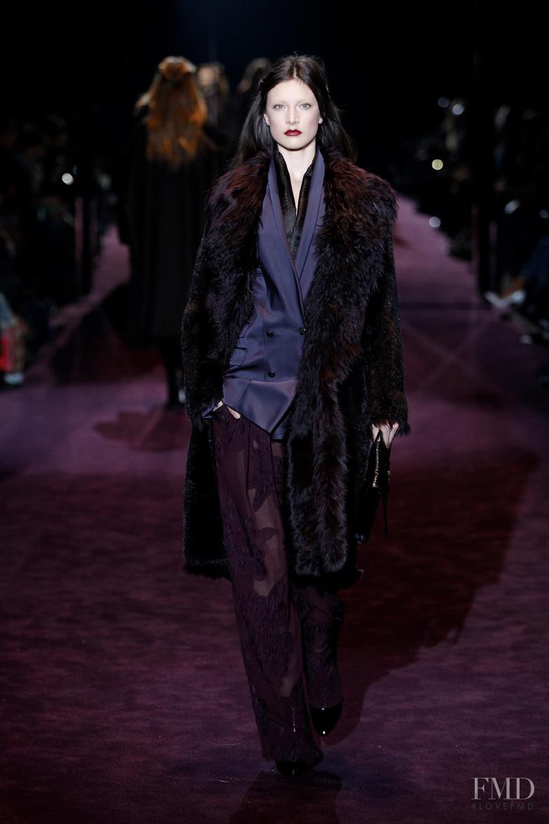 Jacquelyn Jablonski featured in  the Gucci fashion show for Autumn/Winter 2012