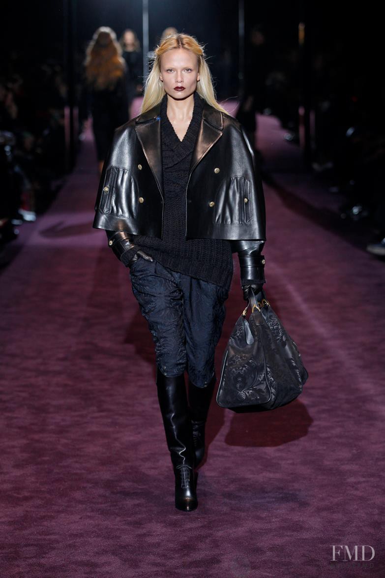 Natasha Poly featured in  the Gucci fashion show for Autumn/Winter 2012