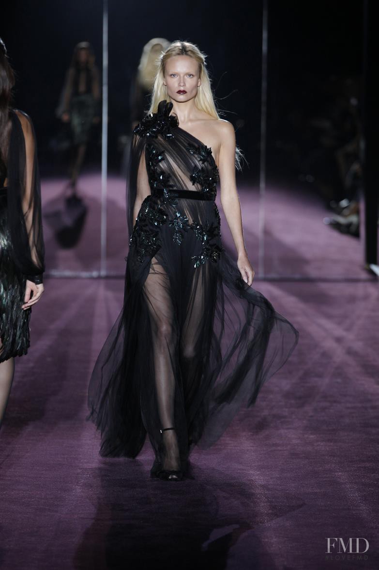 Natasha Poly featured in  the Gucci fashion show for Autumn/Winter 2012