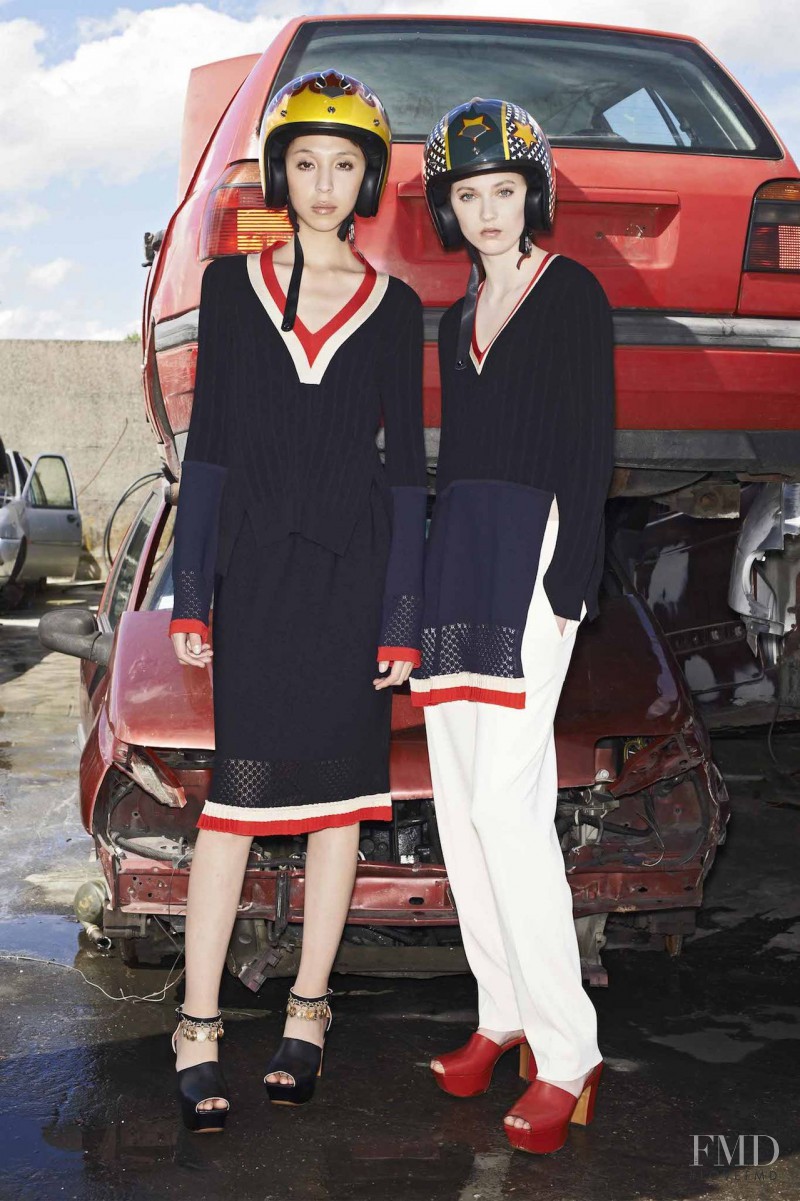 Matilda Lowther featured in  the Sonia Rykiel fashion show for Resort 2015