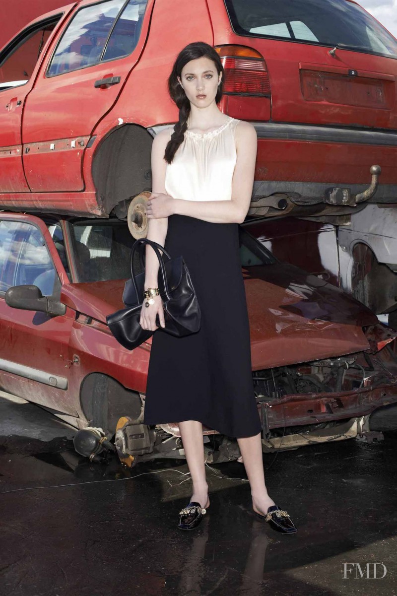 Matilda Lowther featured in  the Sonia Rykiel fashion show for Resort 2015