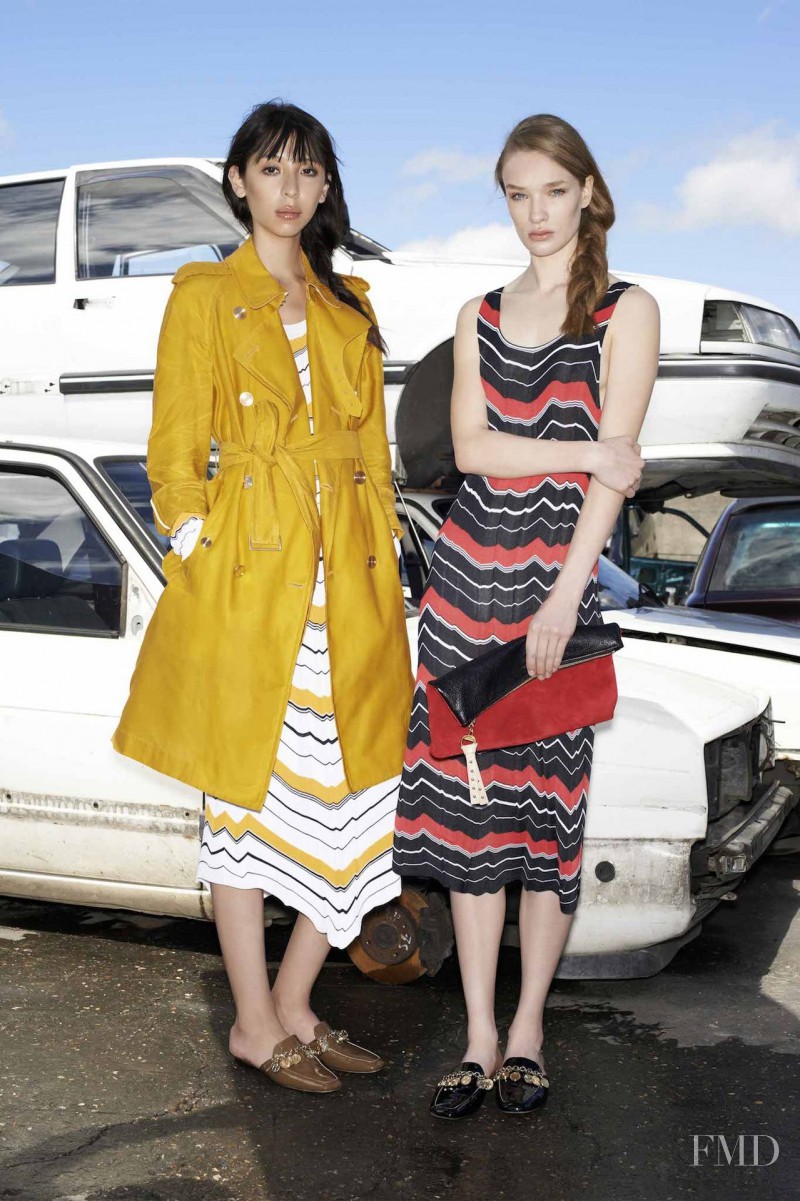 Charlotte Kay featured in  the Sonia Rykiel fashion show for Resort 2015