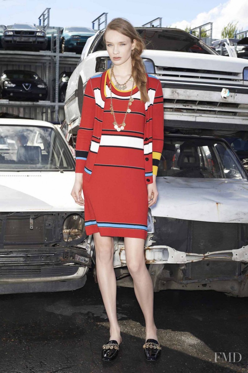 Charlotte Kay featured in  the Sonia Rykiel fashion show for Resort 2015