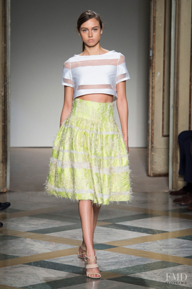 Pavlina Eneva featured in  the Beequeen by Chicca Lualdi fashion show for Spring/Summer 2015