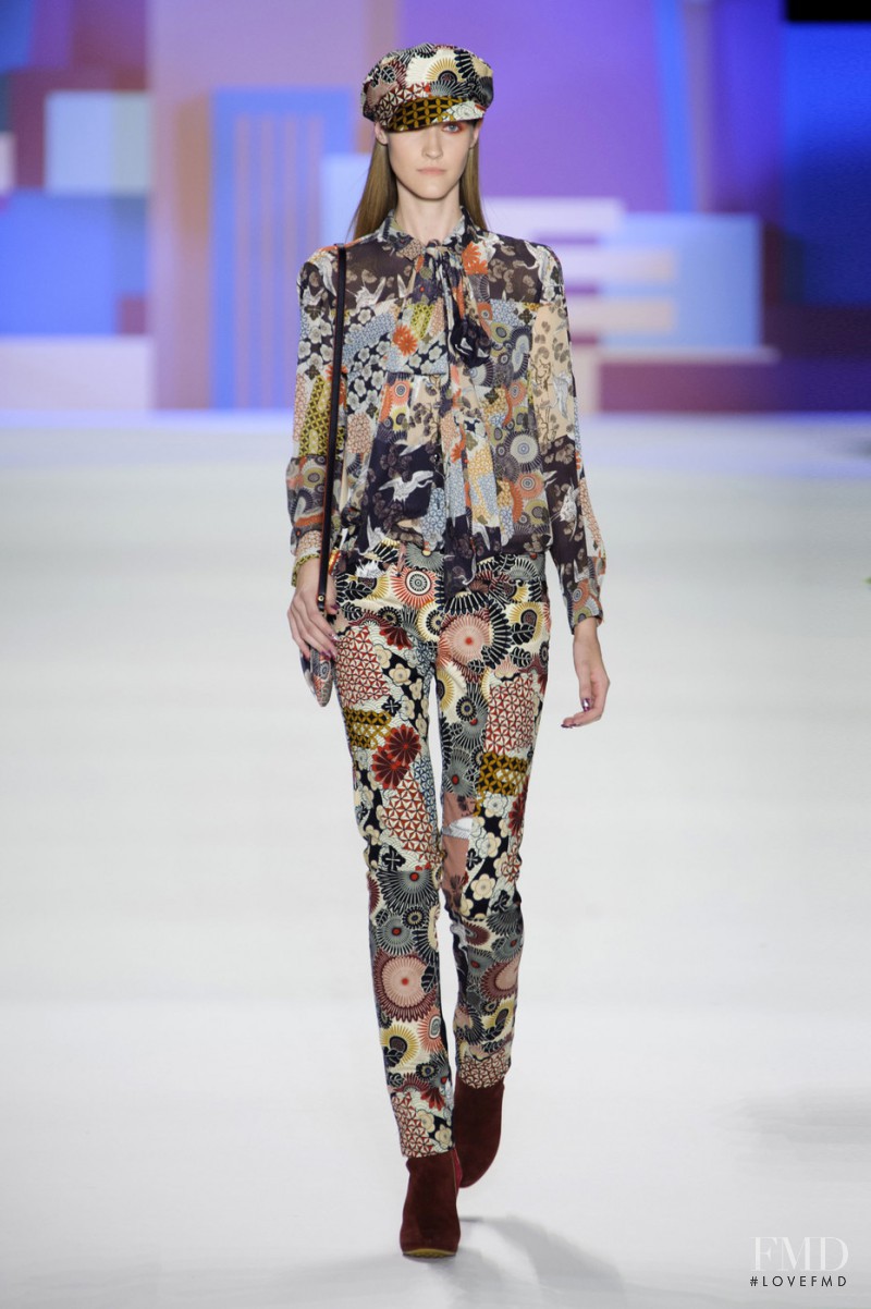 Lana Forneck featured in  the Desigual fashion show for Autumn/Winter 2016
