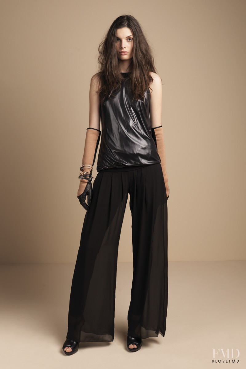 Giulia Manini featured in  the Patrizia Pepe lookbook for Autumn/Winter 2012