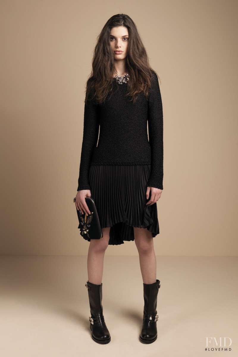 Giulia Manini featured in  the Patrizia Pepe lookbook for Autumn/Winter 2012