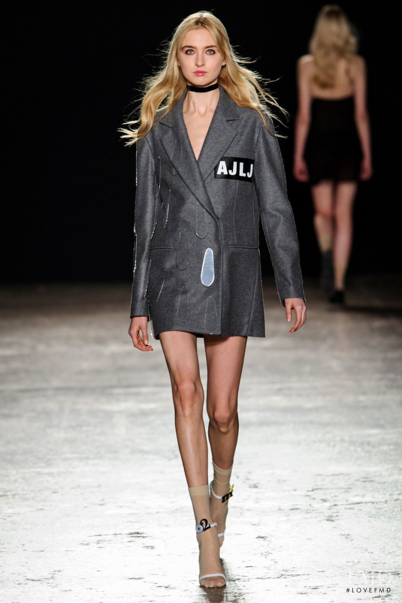 Kelsey Soles featured in  the Au Jour Le Jour fashion show for Autumn/Winter 2016