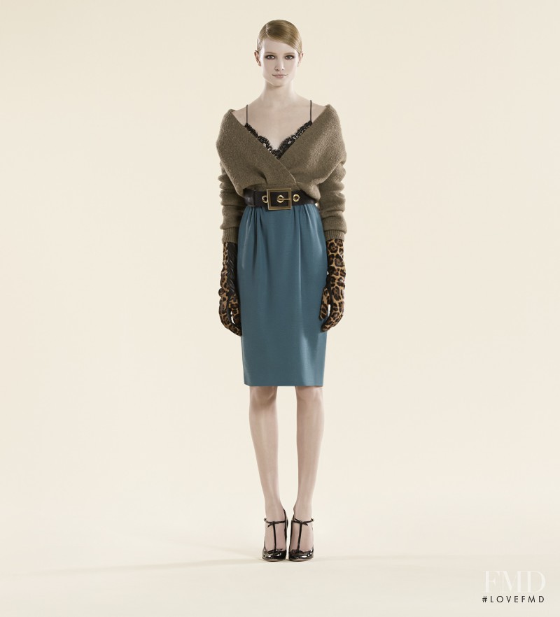 Maud Welzen featured in  the Gucci catalogue for Autumn/Winter 2013