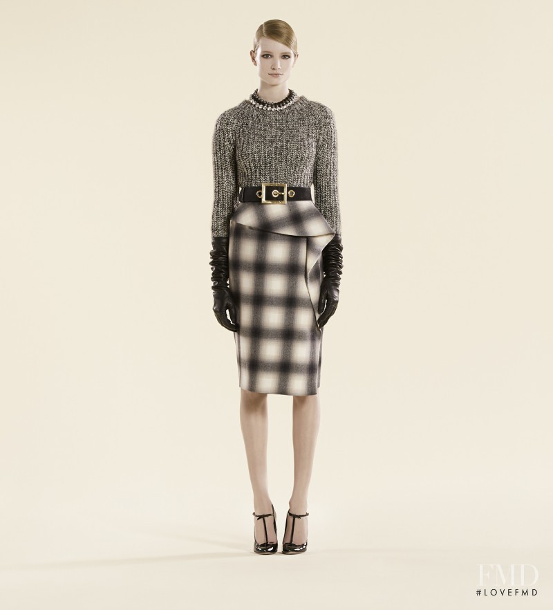 Maud Welzen featured in  the Gucci catalogue for Autumn/Winter 2013