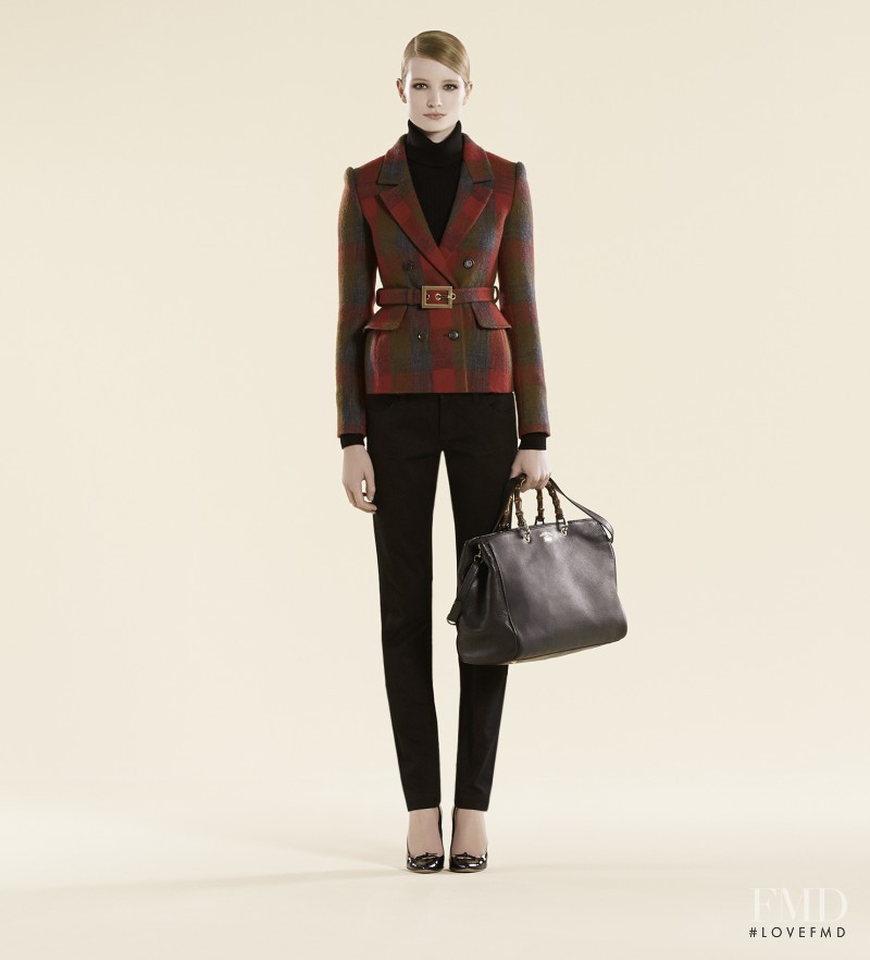 Maud Welzen featured in  the Gucci catalogue for Autumn/Winter 2013