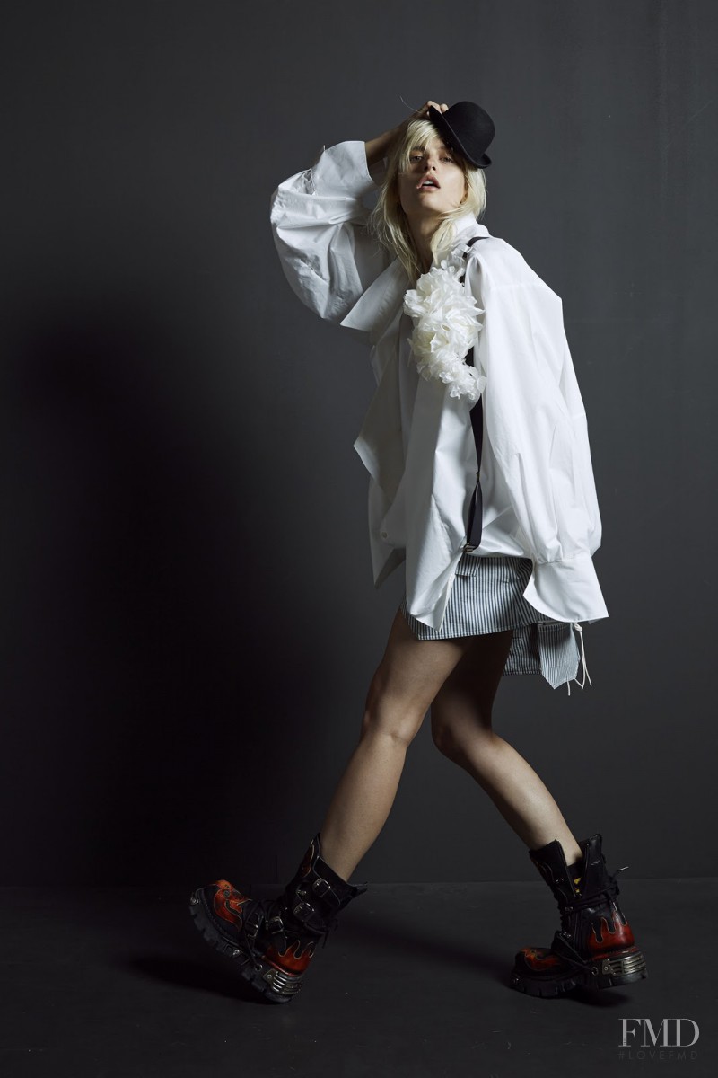 Veronika Vilim featured in  the Faith Connexion fashion show for Resort 2016