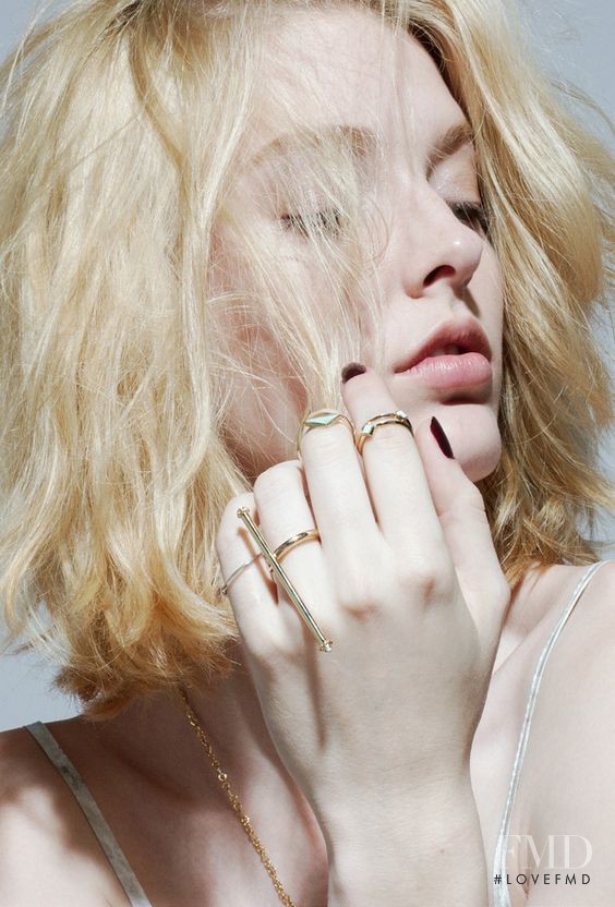 Jenna Castilloux featured in  the Beaufille Jewelry lookbook for Spring/Summer 2015