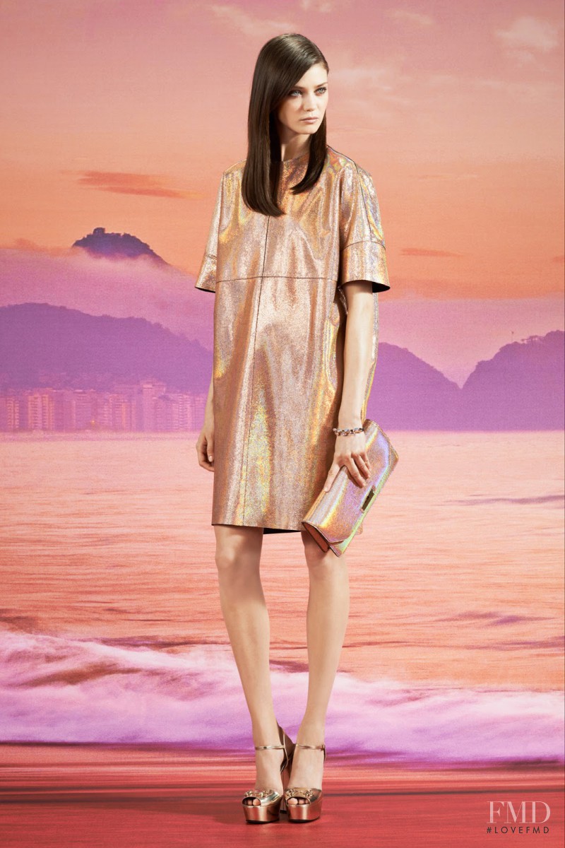 Diana Moldovan featured in  the Gucci lookbook for Resort 2014