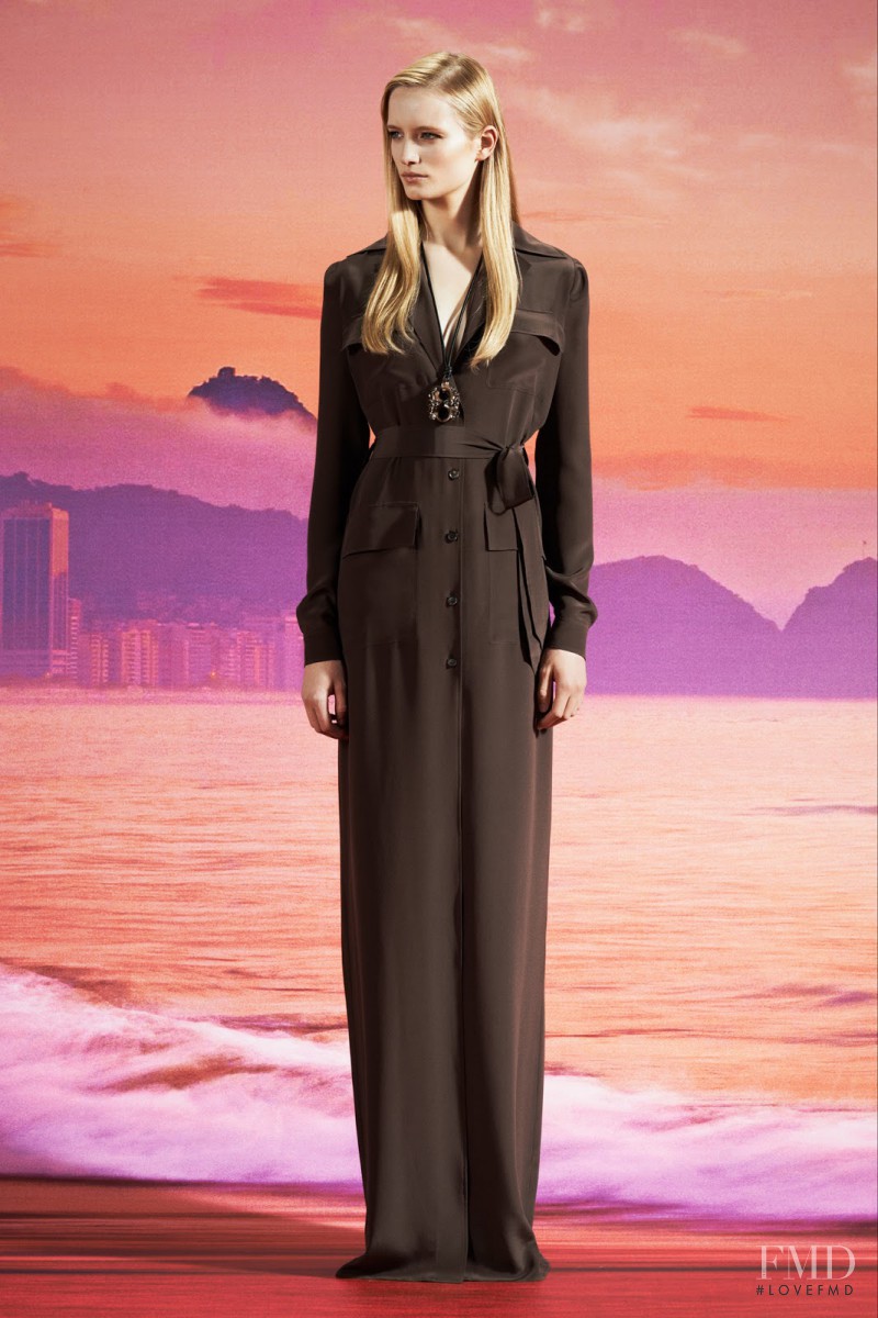 Maud Welzen featured in  the Gucci lookbook for Resort 2014