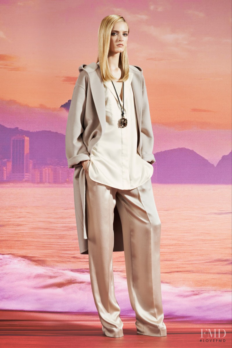 Daria Strokous featured in  the Gucci lookbook for Resort 2014