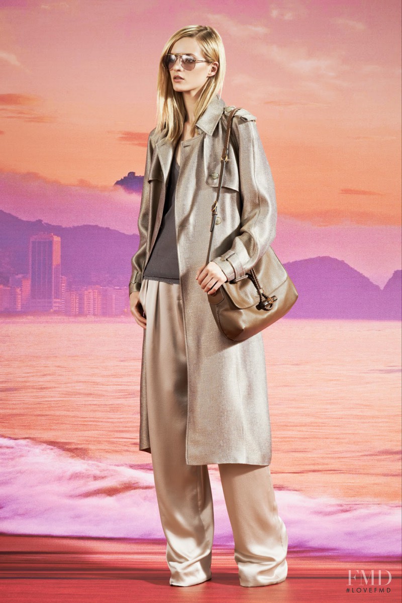 Daria Strokous featured in  the Gucci lookbook for Resort 2014