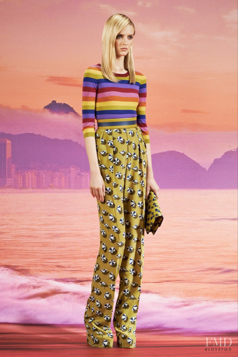 Daria Strokous featured in  the Gucci lookbook for Resort 2014