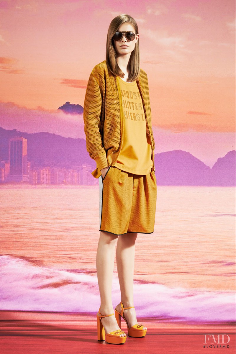 Nadja Bender featured in  the Gucci lookbook for Resort 2014