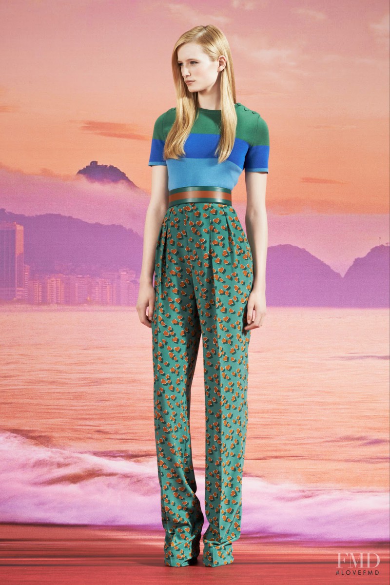 Maud Welzen featured in  the Gucci lookbook for Resort 2014
