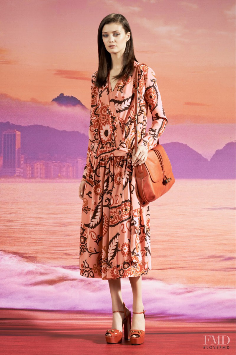 Diana Moldovan featured in  the Gucci lookbook for Resort 2014