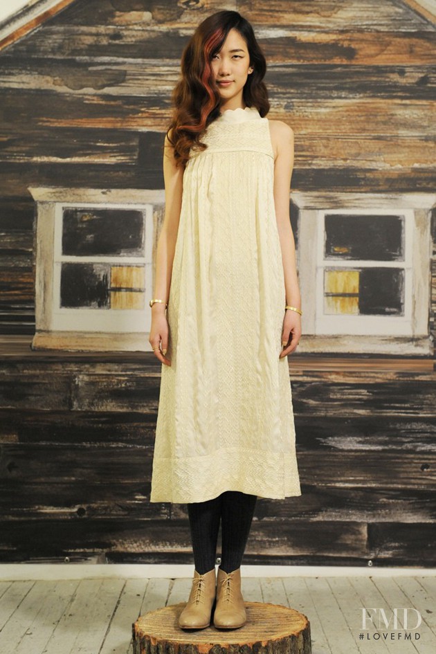 Jiaye Wu featured in  the Lauren Moffatt fashion show for Autumn/Winter 2013