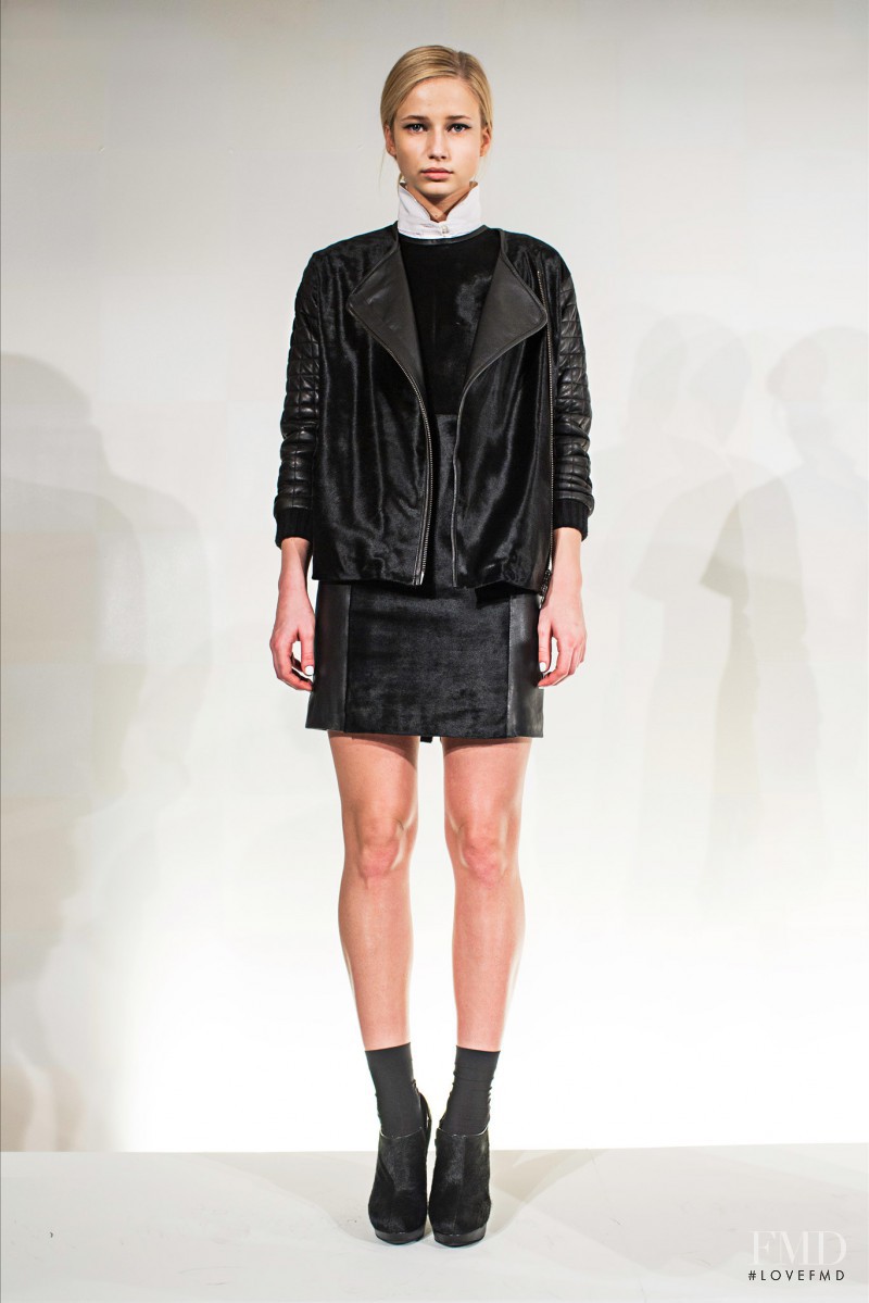 Ella Petrushko featured in  the Jonathan Simkhai fashion show for Autumn/Winter 2013