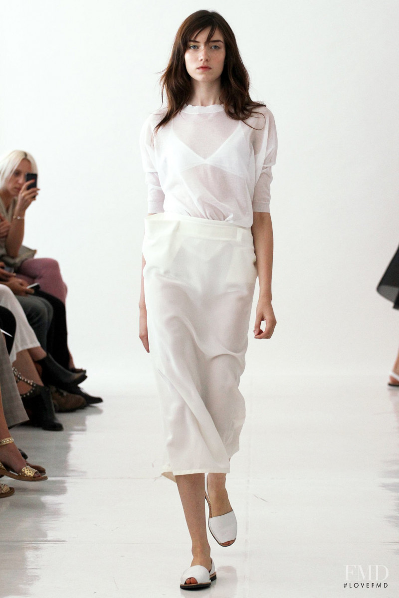 Grace Hartzel featured in  the Organic by John Patrick fashion show for Spring/Summer 2014