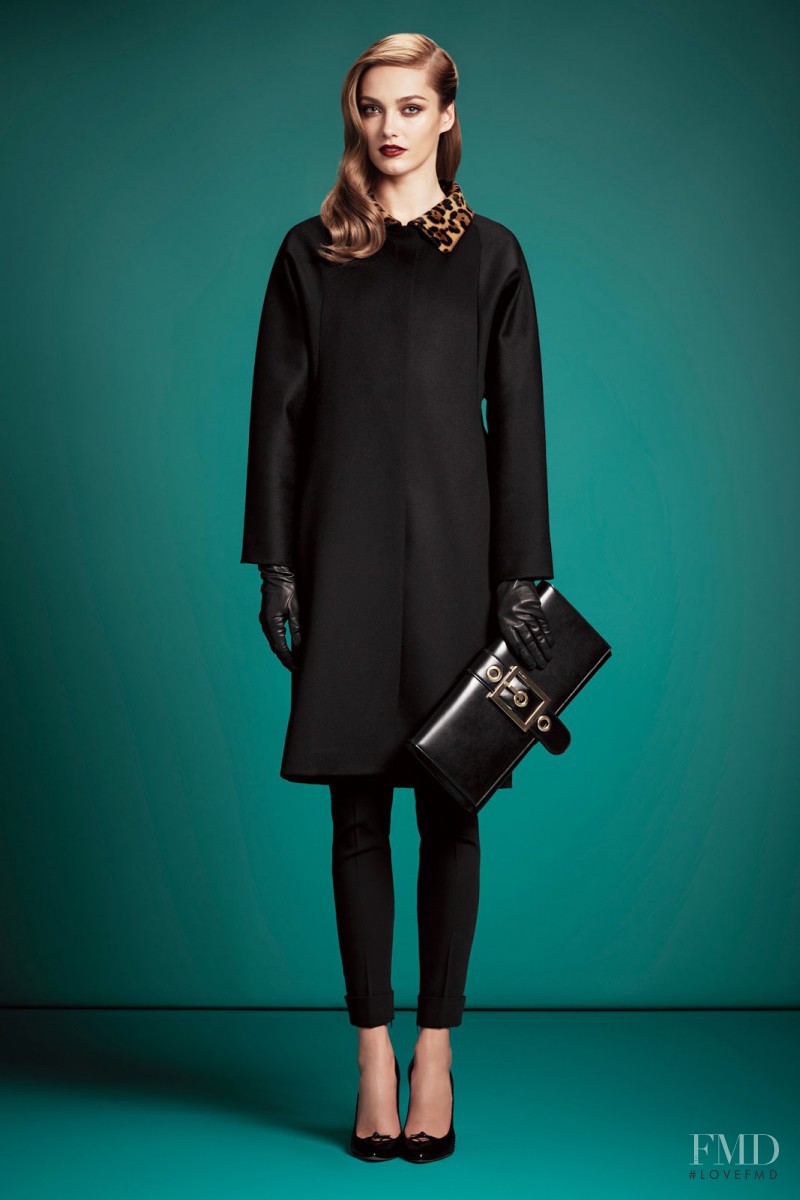 Karmen Pedaru featured in  the Gucci fashion show for Pre-Fall 2013