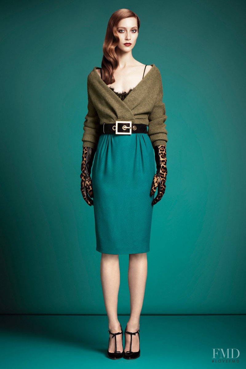 Alana Zimmer featured in  the Gucci fashion show for Pre-Fall 2013