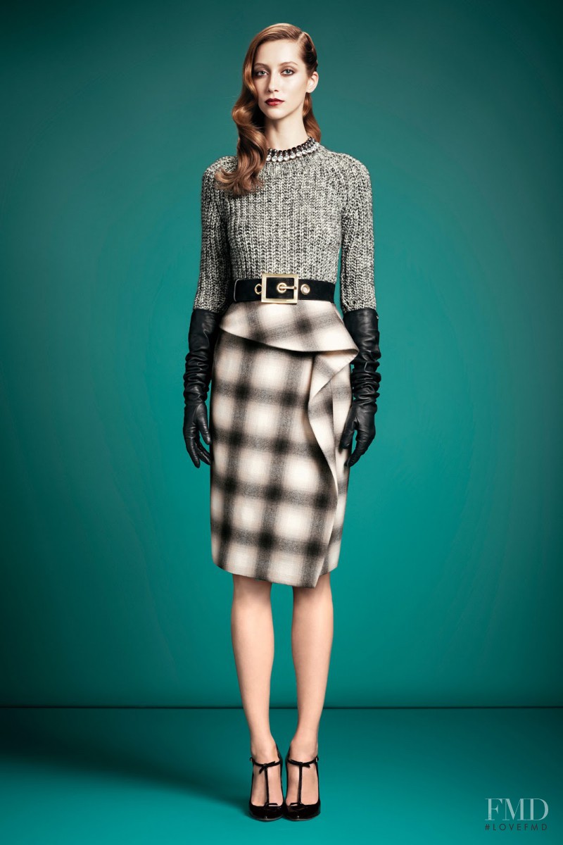 Alana Zimmer featured in  the Gucci fashion show for Pre-Fall 2013