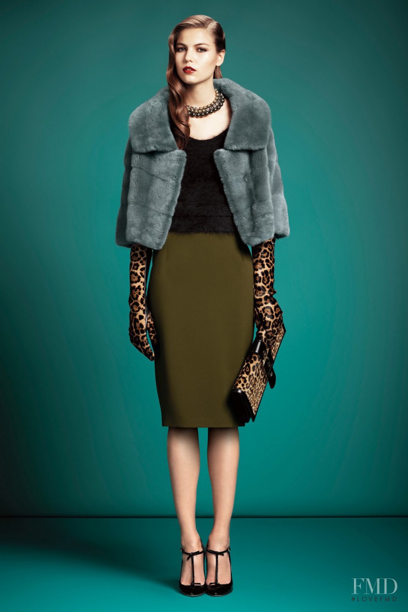 Lin Kjerulf featured in  the Gucci fashion show for Pre-Fall 2013