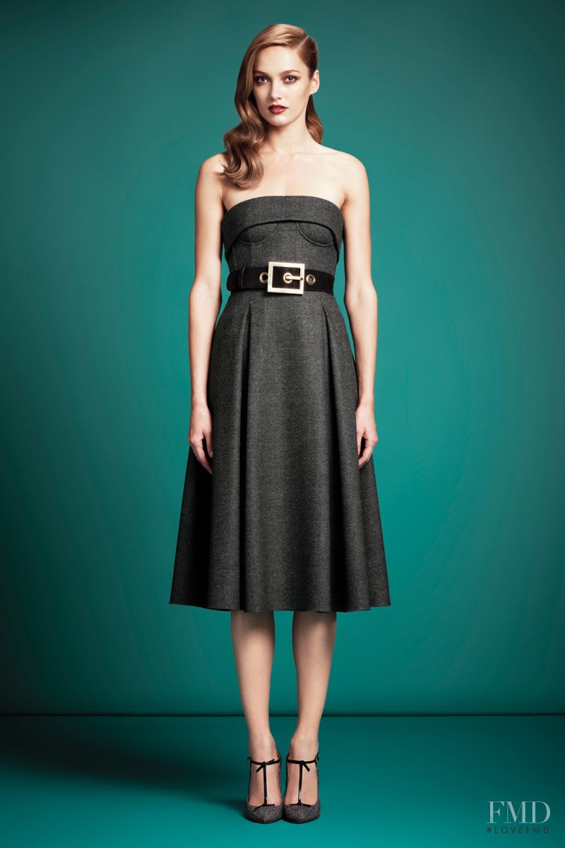 Karmen Pedaru featured in  the Gucci fashion show for Pre-Fall 2013