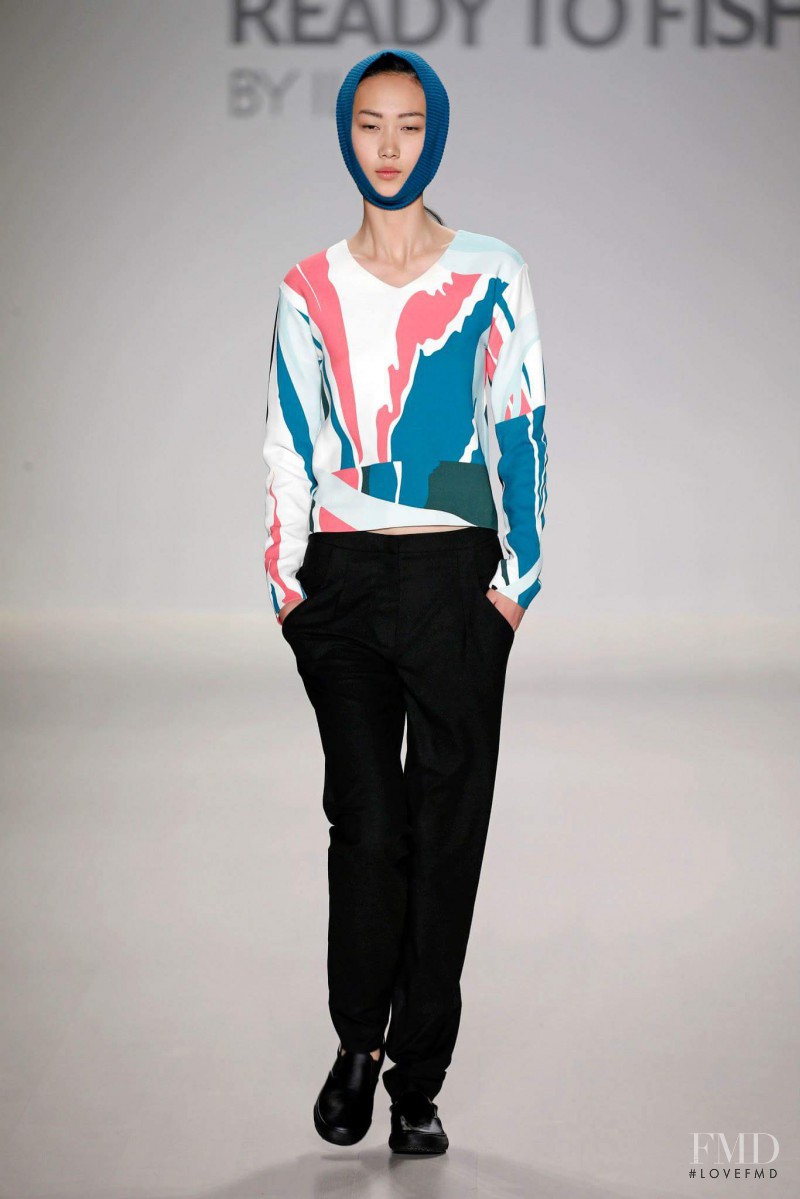 Jiaye Wu featured in  the Ready to Fish fashion show for Autumn/Winter 2015