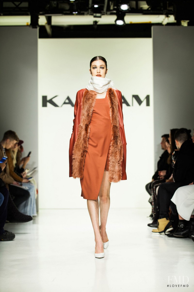 Kouka Webb featured in  the Karigam fashion show for Autumn/Winter 2016