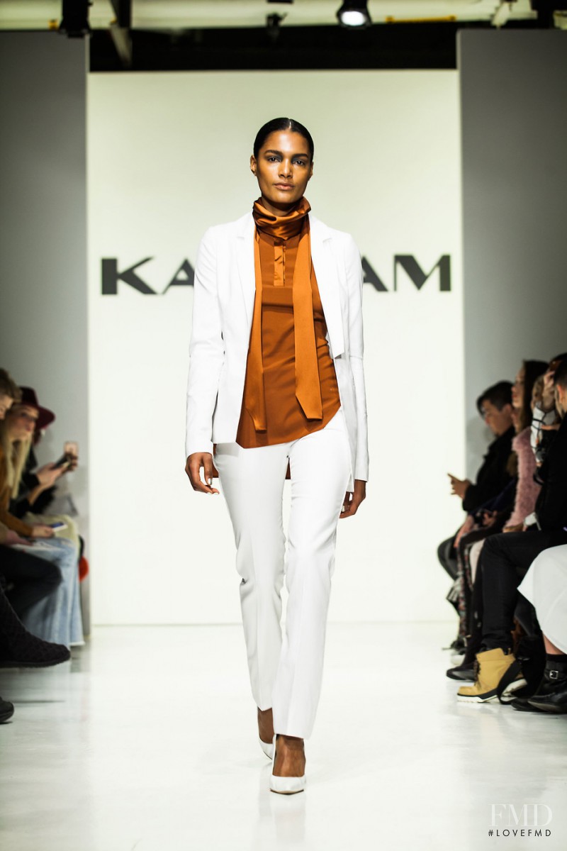 Nadia Araujo featured in  the Karigam fashion show for Autumn/Winter 2016