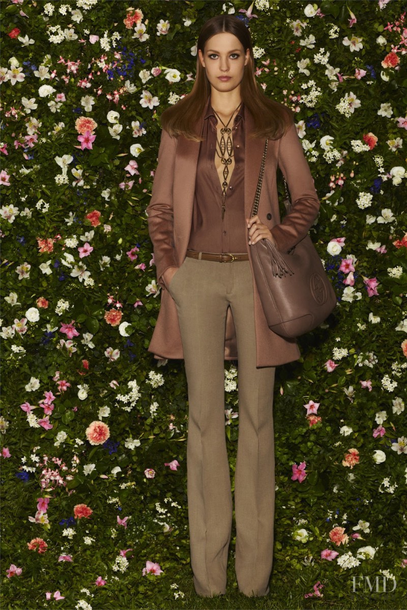 Nadja Bender featured in  the Gucci fashion show for Resort 2013
