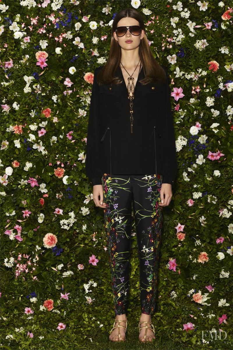 Bette Franke featured in  the Gucci fashion show for Resort 2013