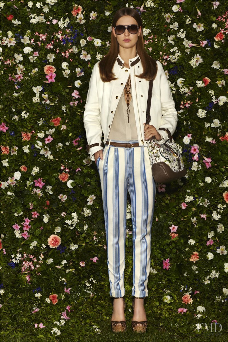 Bette Franke featured in  the Gucci fashion show for Resort 2013