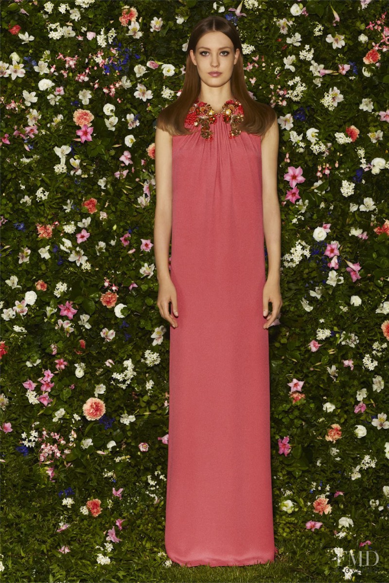 Nadja Bender featured in  the Gucci fashion show for Resort 2013