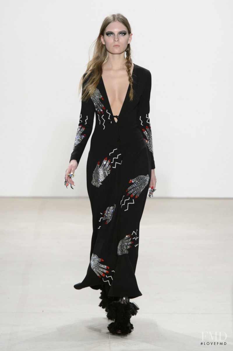 Kate Kosushkina featured in  the Libertine fashion show for Autumn/Winter 2016