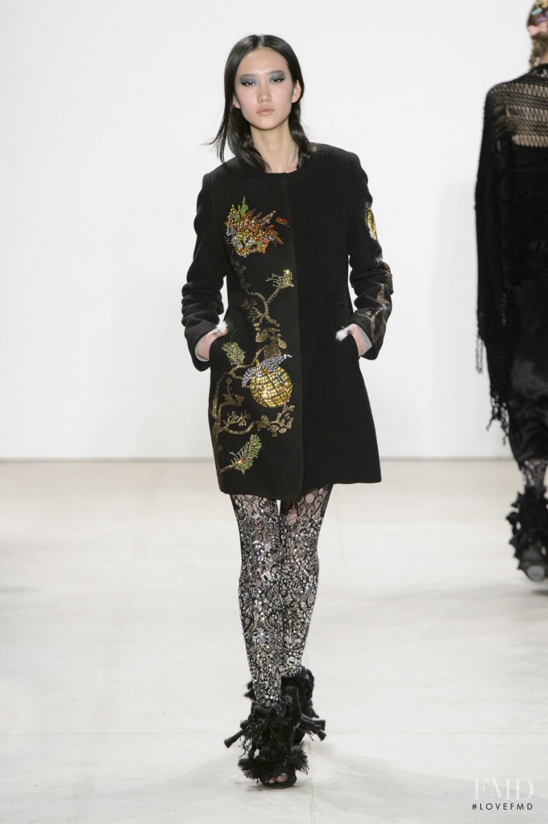Jiaye Wu featured in  the Libertine fashion show for Autumn/Winter 2016