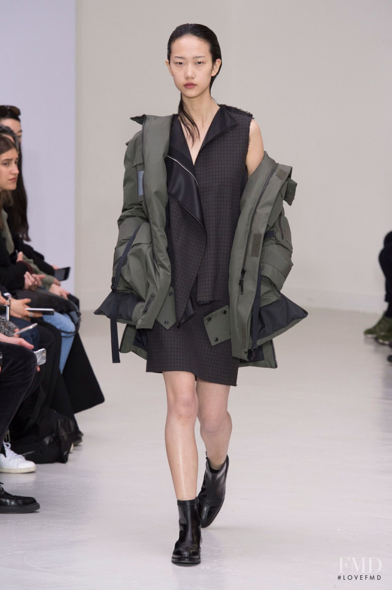 Jiaye Wu featured in  the Yang Li fashion show for Autumn/Winter 2016