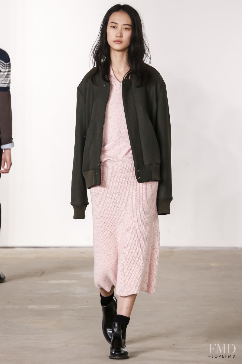 Jiaye Wu featured in  the Orley fashion show for Autumn/Winter 2016